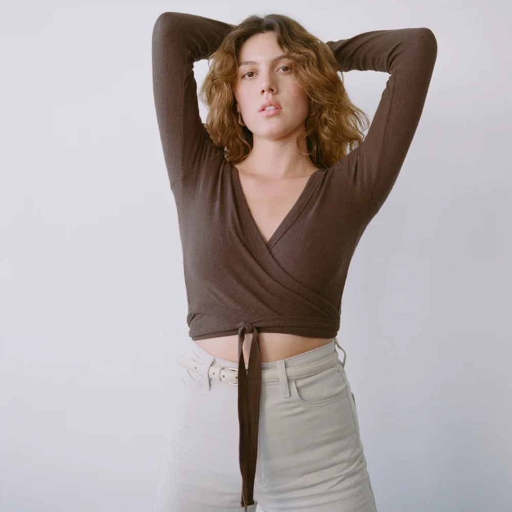 OZMA Dance Wrap Top, XS